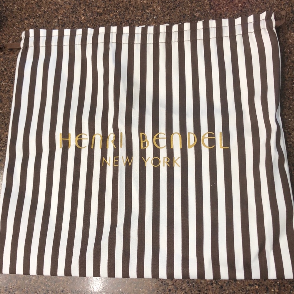 Henri Bendel drawstring dust bag. 16 3/4” x 15”
